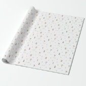 Wrapping Paper - Cute Circus Animals Pattern Cadeaupapier (Uitgerold)