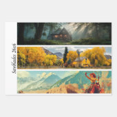 Wrapping Paper Decoupage Handsaw Country Setting  (Voorkant 3)