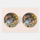 Wrapping Paper Decoupage Highland Cows 11" (Voorkant 3)