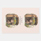 Wrapping Paper Decoupage Highland Cows 11" (Voorkant)