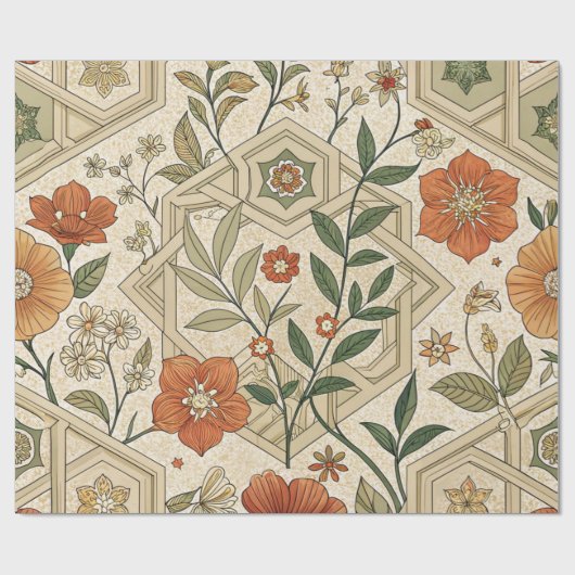 Wrapping Paper-Eid Mubarak Wrapping Paper Cadeaupapier (Vlak)