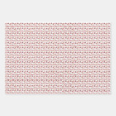 Wrapping Paper Flat Sheet - Red Theme (Voorkant)
