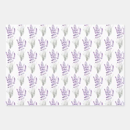 Wrapping Paper Flat Sheet Set of 3 (Voorkant)