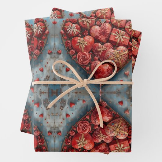 Wrapping Paper Flat Sheet Set of 3 (In situ)