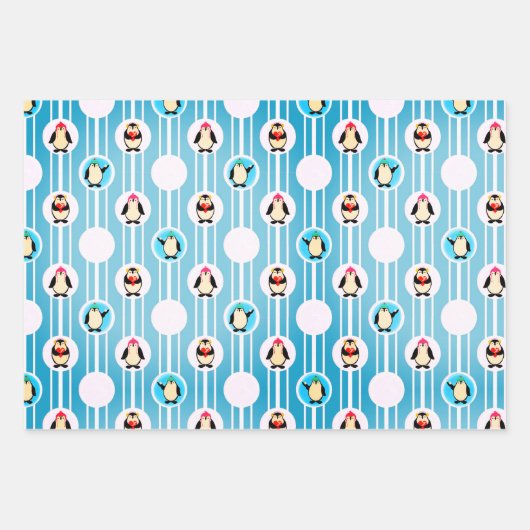 Wrapping Paper Flat Sheet Set of 3 (Voorkant 3)