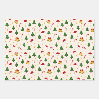 Wrapping Paper Flat Sheet Set of 3