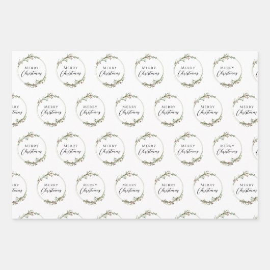 Wrapping Paper Flat Sheet Set of 3 (Voorkant)