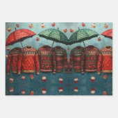 Wrapping Paper Flat Sheet Set of 3 (Voorkant)