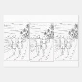 Wrapping Paper Flat Sheet Set of 3 (Voorkant 2)