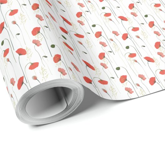 Wrapping Paper - Floral Pattern Cadeaupapier (Rol Hoek)