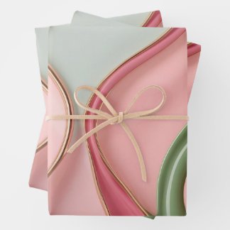 Wrapping paper in stylish abstract graphic