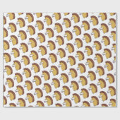 Wrapping Paper Kinder Partij Hedgehog tekening Cadeaupapier (Vlak)