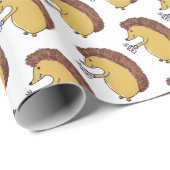 Wrapping Paper Kinder Partij Hedgehog tekening Cadeaupapier (Rol Hoek)