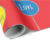 Wrapping Paper ORNAMENS Merry Kerstmis" Cadeaupapier (Rol Hoek)