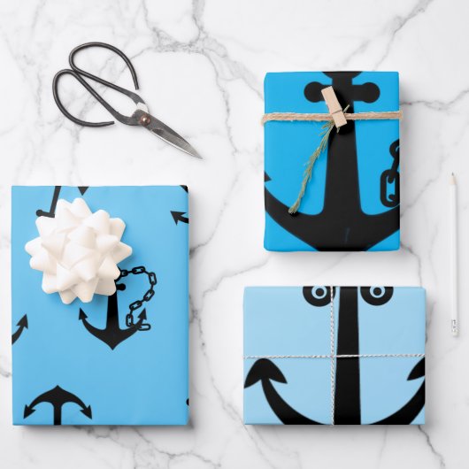 Wrapping Paper Sheets Anchor (Voorkant)