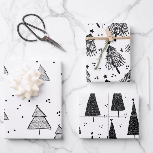 Wrapping Paper Sheets - Christmas Patterns (Voorkant)