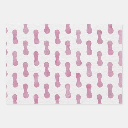 Wrapping Paper Sheets - Pink Pattern (Voorkant 3)