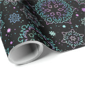 Wrapping paper "Snowflakes" Cadeaupapier (Rol Hoek)