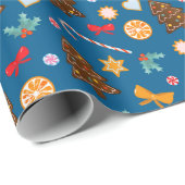 Wrapping Paper voor het nieuwe jaar. Cadeaupapier (Rol Hoek)