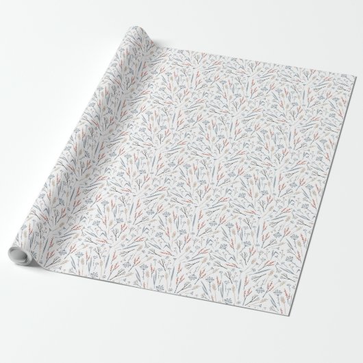 Wrapping Paper - Winter Pattern Cadeaupapier (Uitgerold)