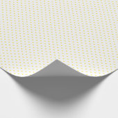 Wrapping Paper - Yellow Dots Pattern Cadeaupapier (Hoek)