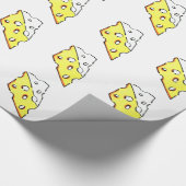 WRAPPING PAPIER SWISS CHEESE WEDGE (Hoek)