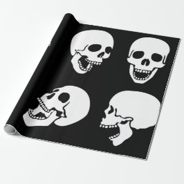 Wrapping Papieren LAUGHULL BLACK EN WHITE Cadeaupapier