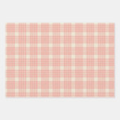 Wrapping retro gingham paper for Christmas (Voorkant)