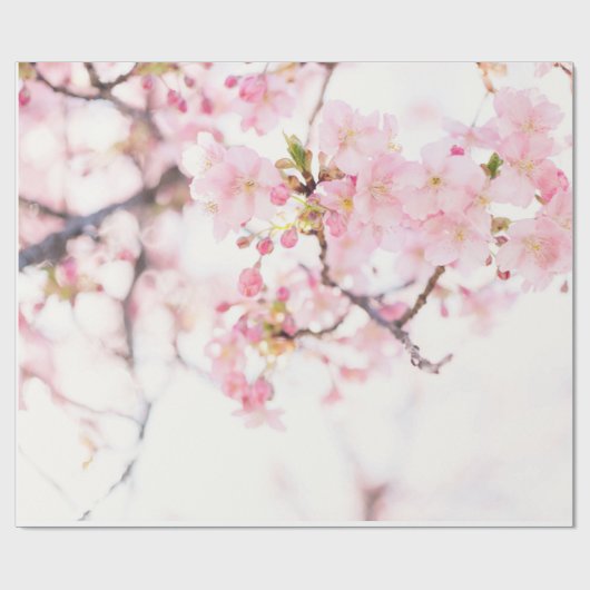 WRAPPINGSPAPIER: CHERRY BLOSSOMS CADEAUPAPIER (Vlak)