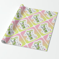 WRAPPINGSPAPIER - MOJITO RECIPE COCKTAIL ART
