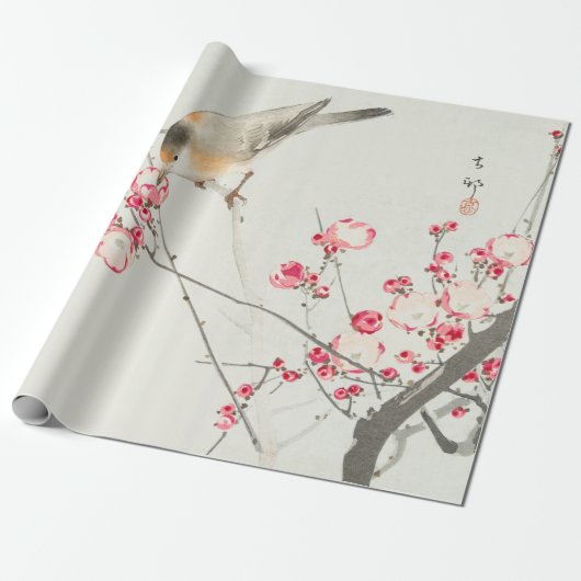 WRAPPINGSPAPIER : OHARA KOSON : SONGBIRD CADEAUPAPIER (Uitgerold)