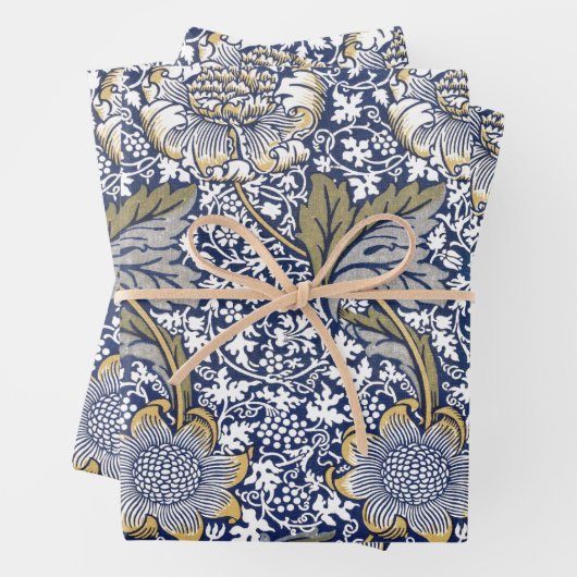 WRAPPINGSPAPIER : WILLIAM MORRIS : KENNET INPAKPAPIER VEL (In situ)