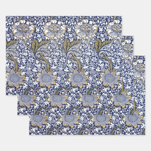 WRAPPINGSPAPIER : WILLIAM MORRIS : KENNET INPAKPAPIER VEL (Set)