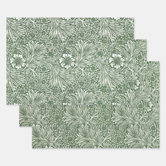 WRAPPINGSPAPIER : WILLIAM MORRIS : MARIGOLD INPAKPAPIER VEL (Set)