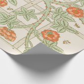 WRAPPINGSPAPIER : WILLIAM MORRIS : TRELLIS PATTERN CADEAUPAPIER (Hoek)