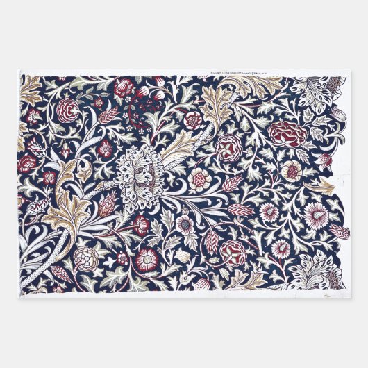 WRAPPINGSPAPIER : WILLIAM MORRIS : TRENT INPAKPAPIER VEL (Voorkant 3)