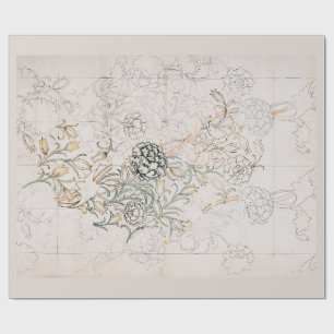 WRAPPINGSPAPIER : WILLIAM MORRIS : WILD TULIP CADEAUPAPIER