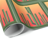 Wrapppapier van woestijn Saguaro Cactus Cadeaupapier (Rol Hoek)