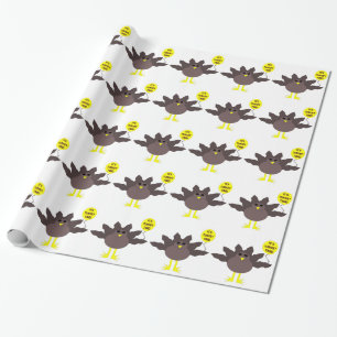 Wrapppapier voor de Thanksgiving van Turkse tijd Cadeaupapier