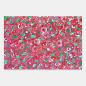 Wrapppapier voor kerstevaluatie inpakpapier vel (Voorkant 3)