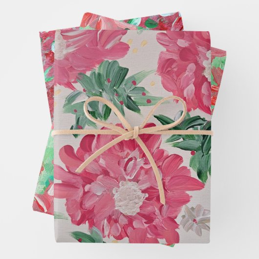 Wrapppapier voor kerstevaluatie inpakpapier vel (In situ)