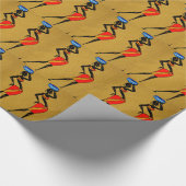 Wrapppapier voor vrouwen in Afrika Cadeaupapier (Hoek)