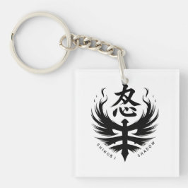 Wrath Emblem Ninja Crest Sleutelhanger