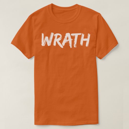 Wrath T-shirt (Design voorkant)