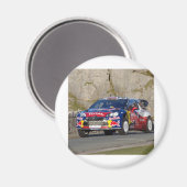 WRC Rally Car Hoesje Magneet (Voorkant / Achterkant)