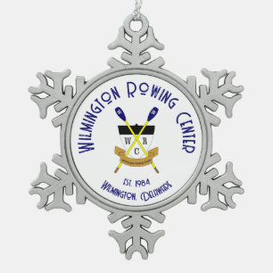 WRC Tin Sneeuwvlok Ornament