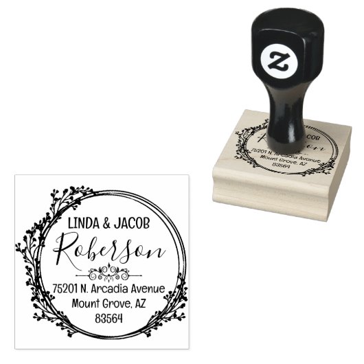 Wreatepaar retouradres 	rubberstempel (Gestempeld)