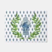 Wreater Blue & White Ginger Jar Deurmat (Voorkant)