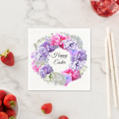 Wreater Floral Happy Paast Paper Napkins Servet (Insitu)