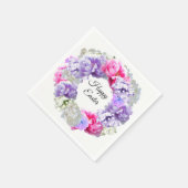 Wreater Floral Happy Paast Paper Napkins Servet (Hoek)